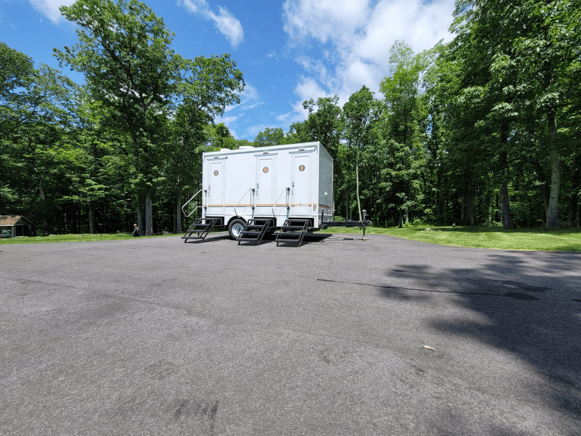 High-end portable restroom trailer rentals in Colorado