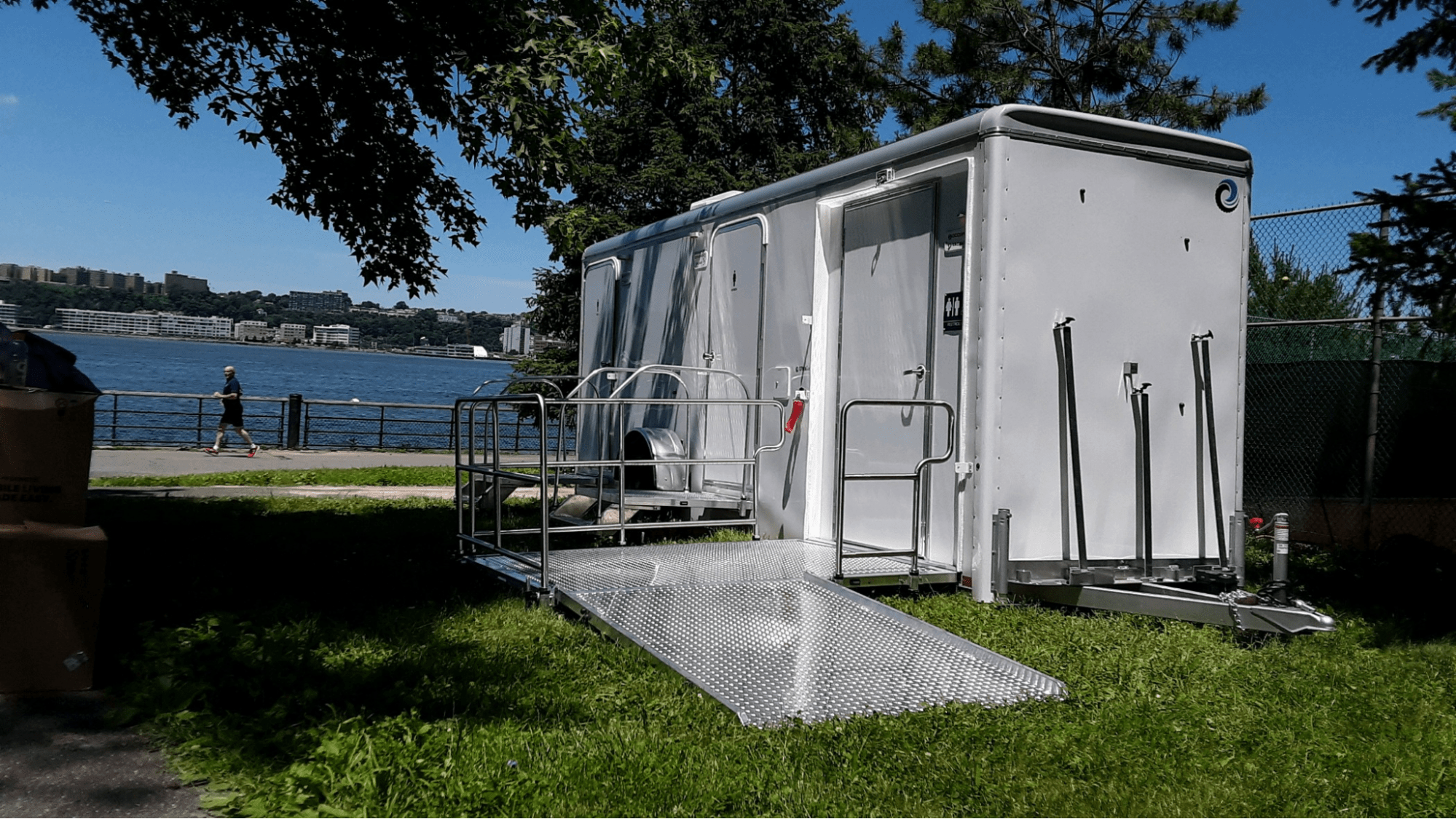 VIP To Go's ADA single restroom shower trailer combo