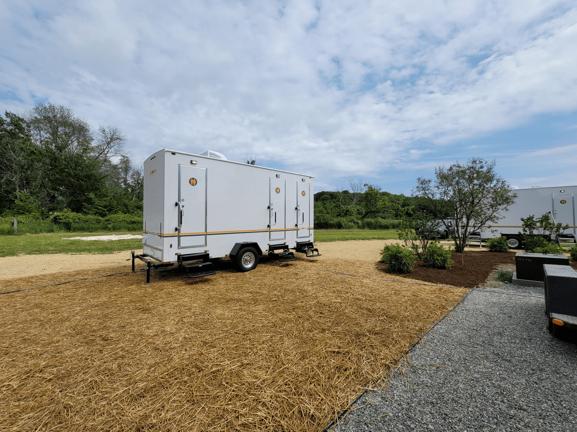 national cemetery modular restroom from VIP To Go