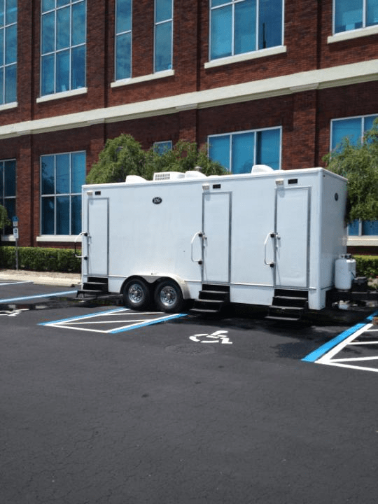 High end portable restrooms rental Middlesex County