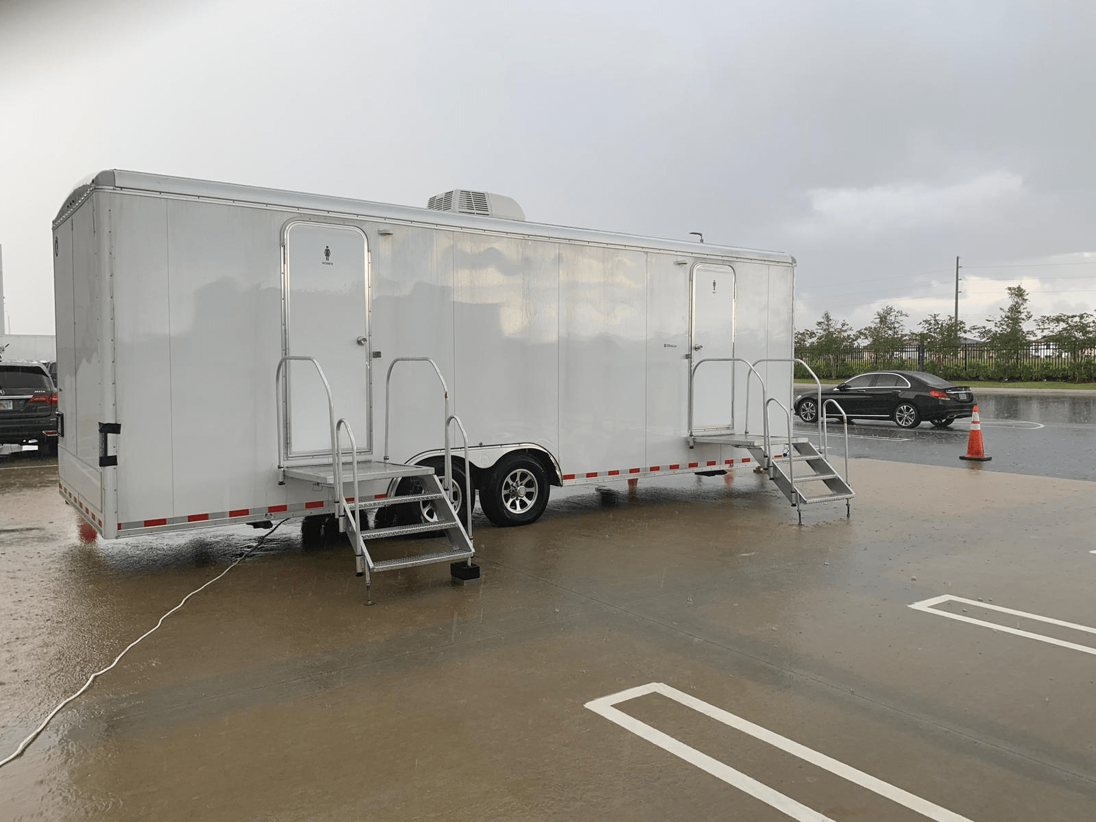 restroom trailers for phased developments