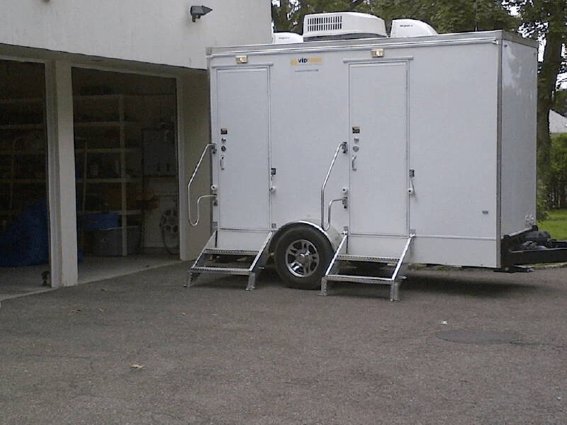 Trailer for small family event restroom needs