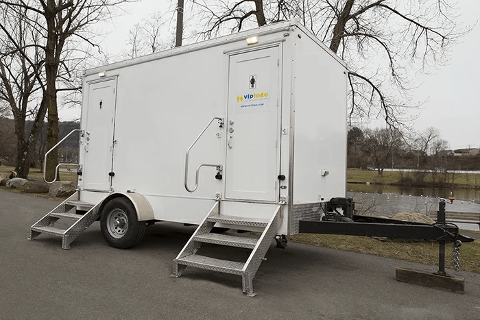 VIP To Go cold weather bathroom trailers