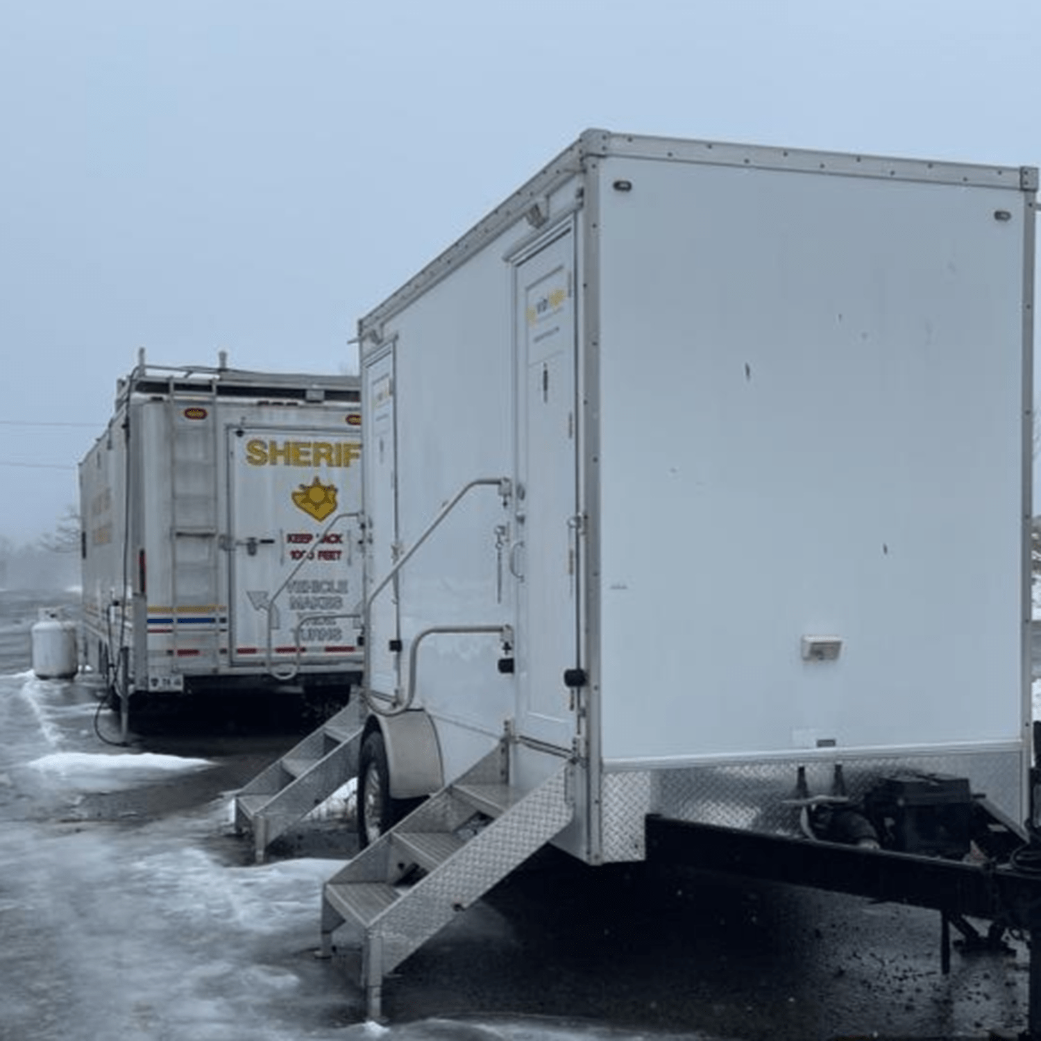 park event restroom solutions in snow