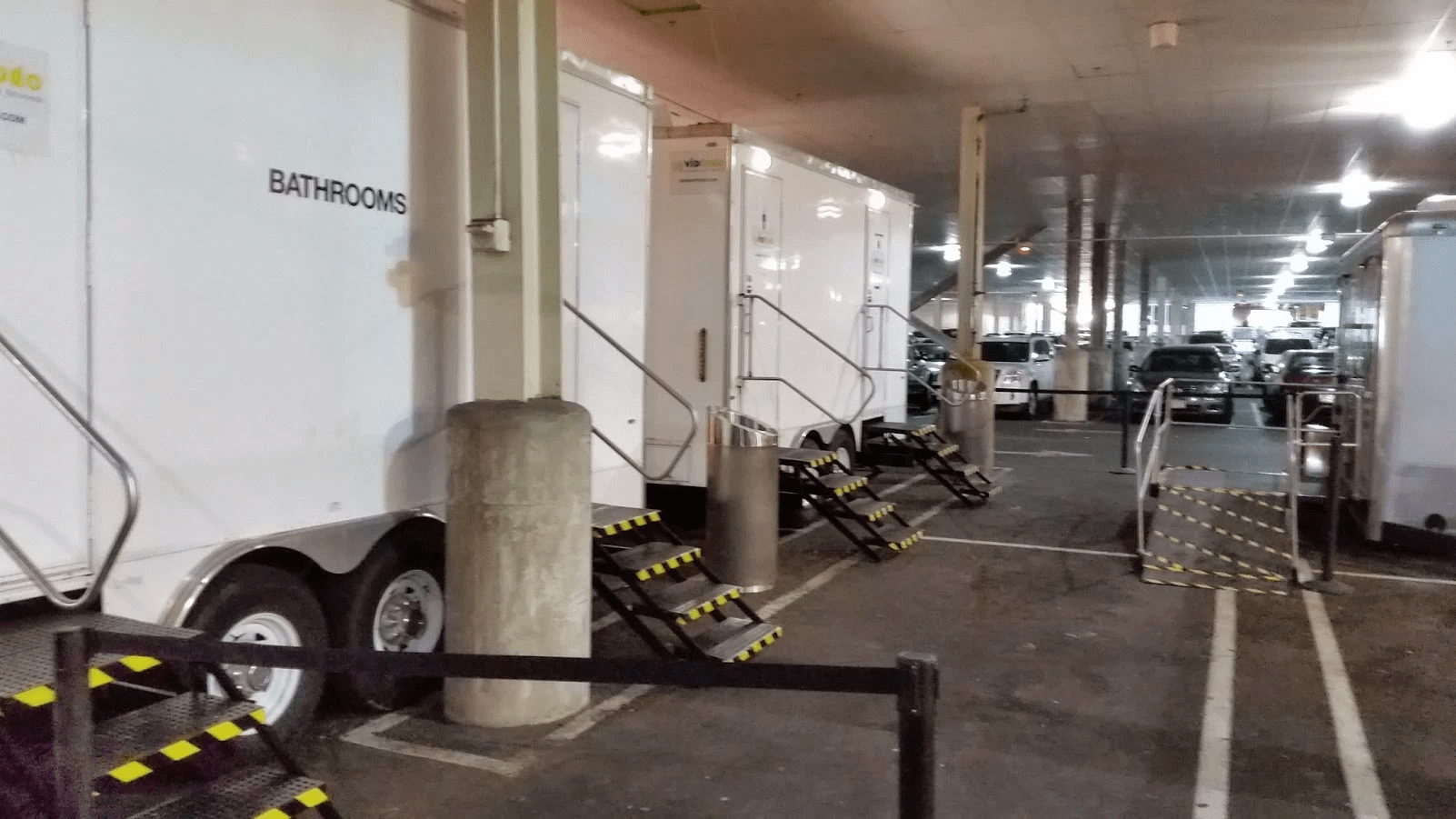 VIP To Go’s trade show restroom trailers