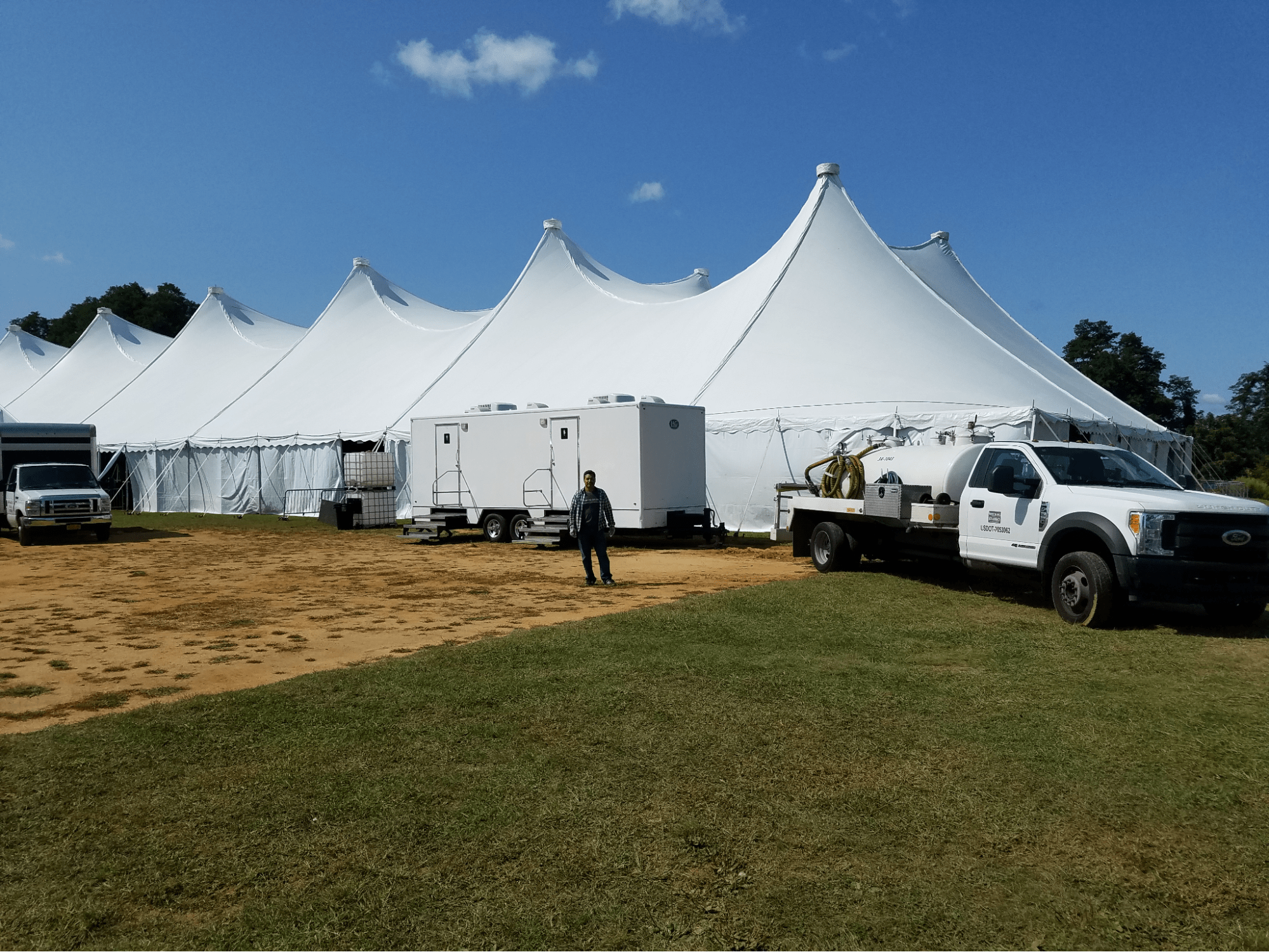 luxury special event restroom trailer from VIP To Go